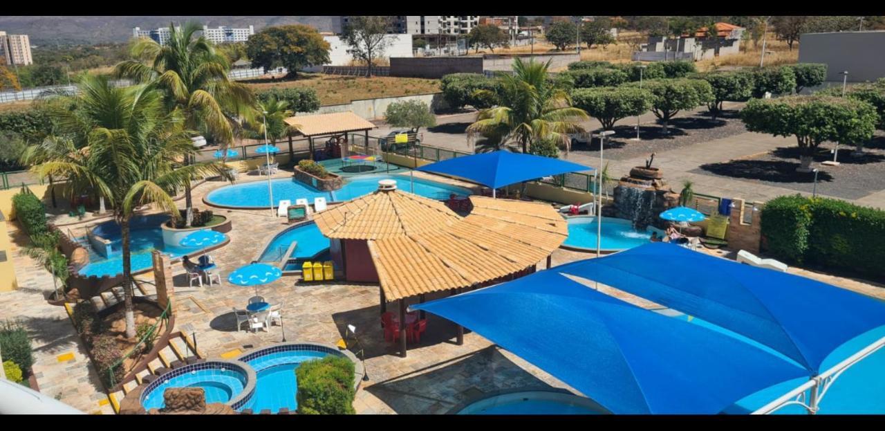 Apartament Lindos Flats Com 7 Piscinas, Bar Molhado, Restaurante - Perto Do Centro De Caldas Novas! Zewnętrze zdjęcie