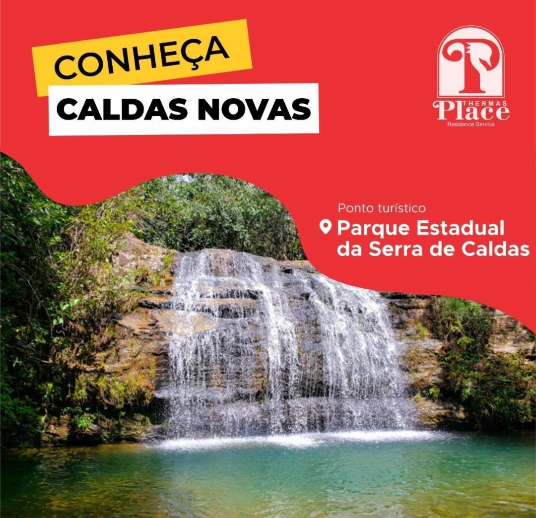 Apartament Lindos Flats Com 7 Piscinas, Bar Molhado, Restaurante - Perto Do Centro De Caldas Novas! Zewnętrze zdjęcie